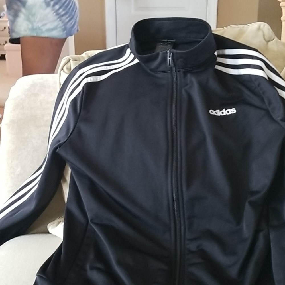 Adidas tricot jacket  women L